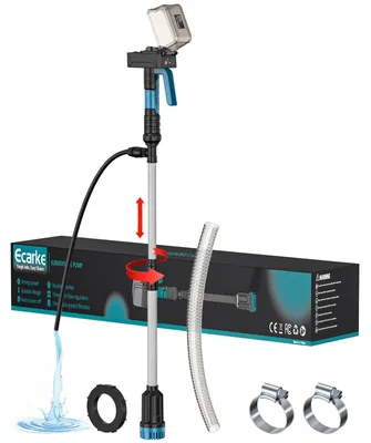 Akku-Regenfasspumpe 18V, 3000 L/h, 8m Förderhöhe
