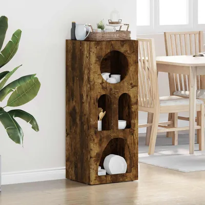 Immagine prodotto di vidaXL Credenza laterale, legno impiallacciato effetto noce, 40 x 35 x 100,5 cm