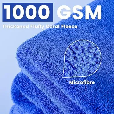 Produktbild von Mikrofasertücher in Grau und Blau