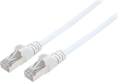 Produktbild von INTELLINET Patchkabel Cat6a-Stecker/Cat7-Rohkabel 7,5m weiß