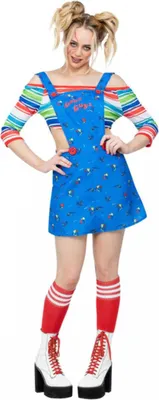Produktbild von Chucky puppe Kostüm für Frauen Größe: L
