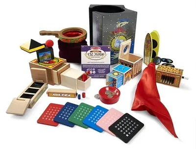 Productafbeelding van Goochelset voor Kinderen - 10 Klassieke Trucs met Stapsgewijze Instructies voor Verbeeldingsvol Spelen