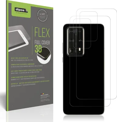 Produktbild von 2x Full Cover Schutzfolie matt für Huawei P40 Pro Plus Back Panzerfolie Anti-Shock