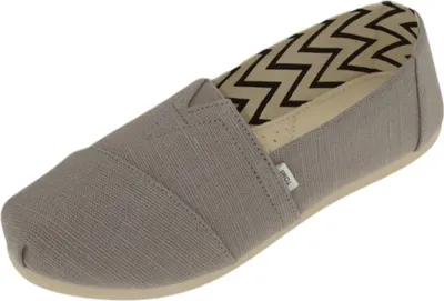 Image de Toms Alpargata Grey - Chaussons femme gris, taille 37