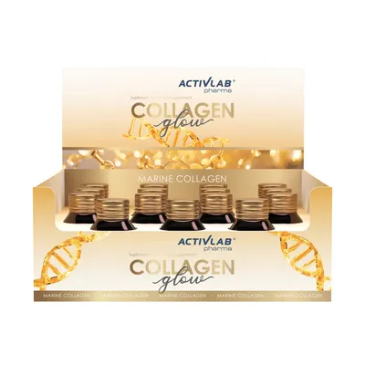 Obrázek produktu pro Kolagen Glow kolagen rybi z witaminami display 15 x 30ml Activlab Pharma
