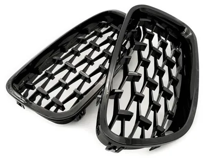 Produktbild von ESEN SKV 66SKV190 Kühlergrill Frontgrill für BMW 5 Touring (F11) Glänzend Schwarz