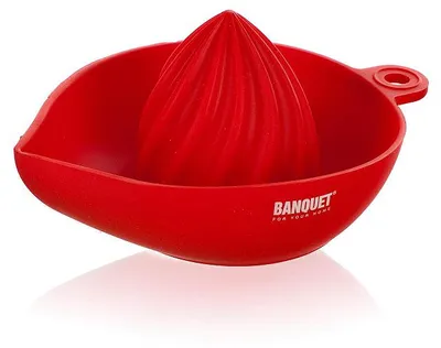 Produktbild von Silikon Zitruspresse Culinaria - Rot