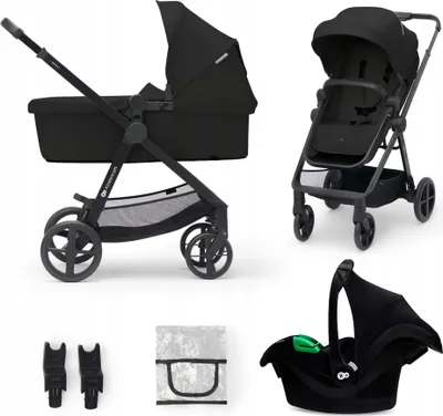 Produktbild von Kinderkraft NEWLY Kombikinderwagen Schwarz