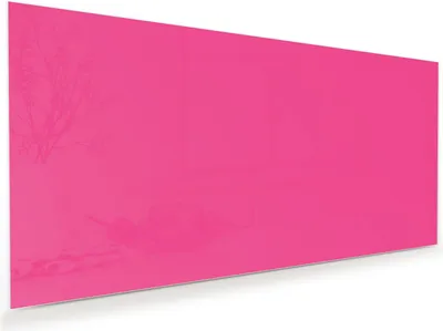 Produktbild von Glasbild 60x30cm in XXL für Wohnzimmer, Schlafzimmer Motiv Pinker Hintergrund