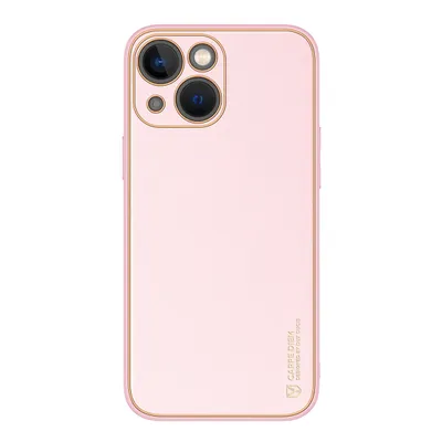 Image de Dux Ducis Yolo Iphone 14 Plus Elegant Leather Sleeve Pink