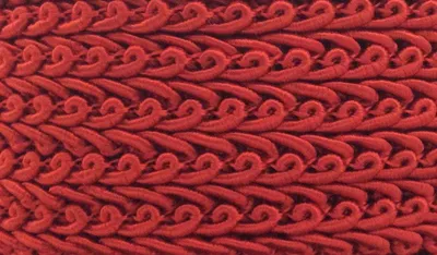 Produktbild von Posamentenborte in Rot, 2 m, 10 mm