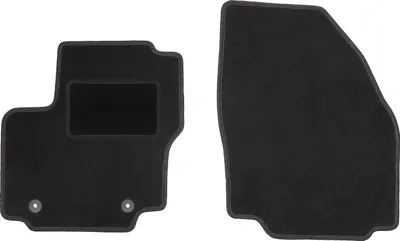 Obrázek produktu pro Přední velurové autokoberce na míru pro Ford S-MAX MK1 (2006-2012, minivan) černé, sada 2 ks, s úchyty
