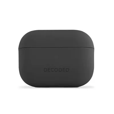 Produktbild von Decoded, Airpods Pro 2 Aircase Stoßfestes Silikon-Case Schick und elegant, Schwarz