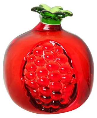 Obrázek produktu pro Granátové jablko - Křišťálová dekorace - Dekorativní ovoce - Těžítko - Dárek pro milovníky křišťálu - Unikátní design - Ovoce dekorace