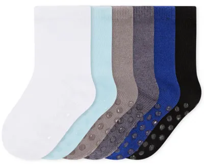 Productafbeelding van Bramble & Bear - Pak van 6 of 12 uniseks babysokken met antislipfunctie
