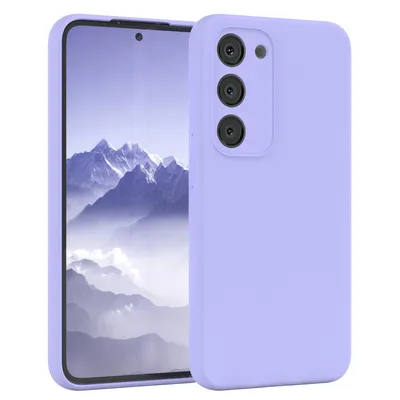 Produktbild von EAZY CASE Silikonhülle für Samsung Galaxy S23  Silikon Backcover Schutz in Violett