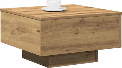 Produktbild von "2026 Aktion"Couchtisch - CLORIS - Wohnzimmertisch - Robust und langlebig - Artisan-Eiche 55 x 55 x 31 cm - NeuMöbel5374992