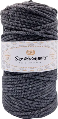 Zdjęcie produktu dla Sznurek bawełniany z rdzeniem 5mm 100m, przędza do makramy, sznurek do makramy, sznurek szydełkowy, sznurek 5mm, dzianinowy sznurek bawełniany,
