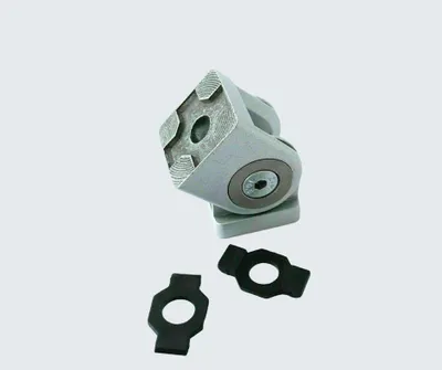Produktbild von Gelenk ohne Klemmhebel für 20x20 Nut 5 & 6 Aluprofil | Befestigung: Nut Nut