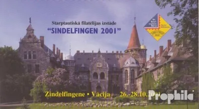 Produktbild von Briefmarken Lettland 2001 Mi 555C MH (kompl.Ausg.) Markenheftchen postfrisch Schlösser