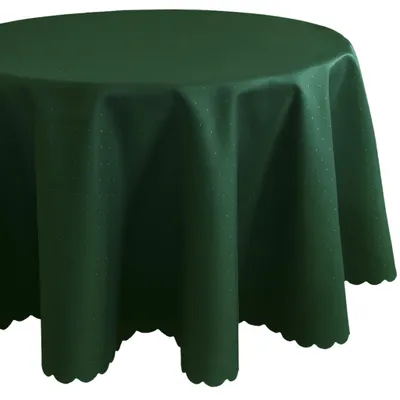 Produktbild von Tischdecke 160 x 220 cm oval in Dunkelgrün für Esstisch & Küche