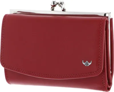 Image de Golden Head porte-monnaie Polo RFID Protect French Coin Purse Wallet Red rouge