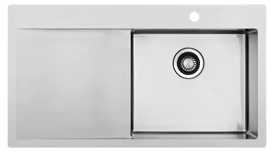 Produktbild von Lavabo KUBUS 900 R soft Edelstahlspüle mit Becken rechts / Ausschnittmaße: 880 x 480 / Spüle / Lavabo / Designspüle