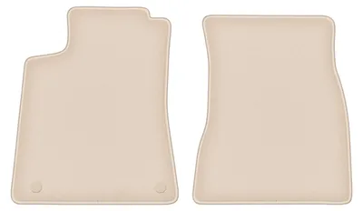 Produktbild von DURBAN Beige Velours-Fußmatten vorne für Mercedes GLB X247 SUV (2019-)