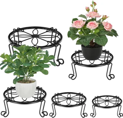 Produktbild von Famanu Pflanzenständer Robustes Design - 5 Stück - Edelstahl