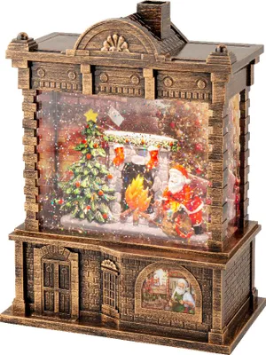 Image de Fileur D'eau Père Noël Musical Décoration Lumineuse Et Sonore De Noël - Lumineo