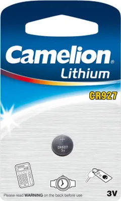 Produktbild von Lithium Knopfzelle Camelion CR927 1er Blister