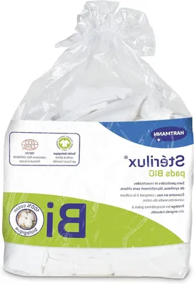 Productafbeelding van Biologische Katoenen Pads – Zachte en Pluisvrije Rechthoeken – 7,5 x 9,5 cm – 160 Stuks