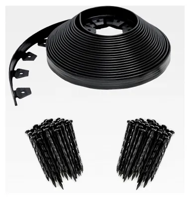Produktbild von Gartenbordüre 30 m, Schwarz