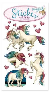 Produktbild von Glitter Sticker Einhorn