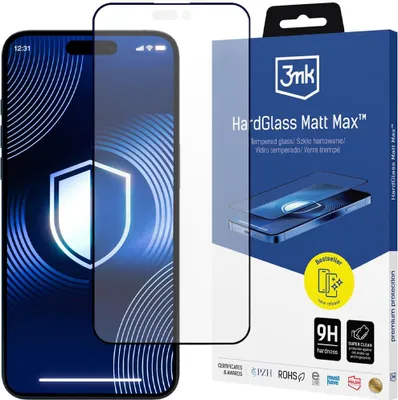Image de 3mk HardGlass Matt Max pro iPhone 15 Pro