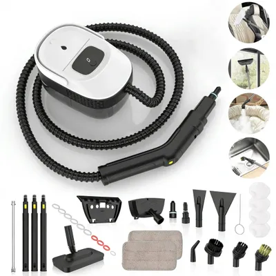Produktbild von Dampfreiniger - Handgerät - 2500 W - 1600-ml-Wassertank - Hochdruck - Hochtemperatur - Weiß