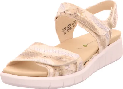 Produktbild von Waldläufer Damen Sandale H-Lotta H-Lotta 33709-3.5, 33709-4, 33709-4.5, 33709-5, 33709-5.5, 33709-6, 33709-6.5, 33709-7, 33709-7.5, 33709-8 WDL-712002-193 creme 5.5