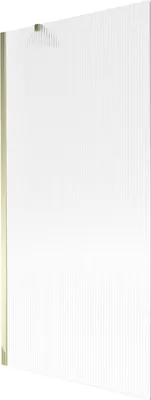 Immagine prodotto di Mexen Next paratia da bagno a 1 anta 90 x 150 cm, strisce, oro - 895-090-000-00-09-50
