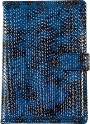 Produktbild von Kalender 2024 täglich A5 mit Schließe lisard navy blau