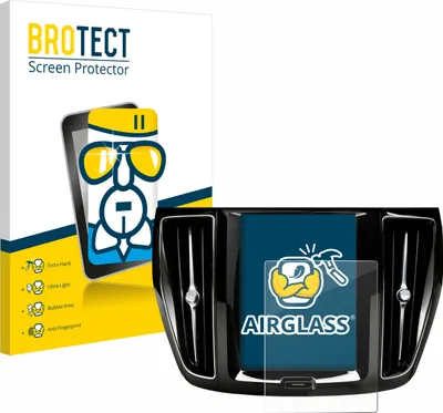 Produktbild von BROTECT Schutzglas für Volvo V60 Sensus Connect 2019-2020 Schutzfolie Panzer Folie Glas Display Schutz klar