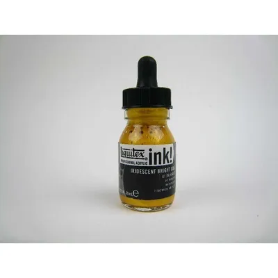 Produktbild von Liquitex Ink HELLES GOLD 30ml Acryl Airbrushfarbe 4260234