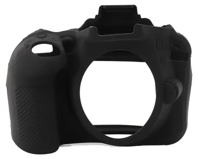 Produktbild von Silikon-Kameratasche für D3300 3400, Schutzgehäuse, leichte Schutzhülle, Schwarz