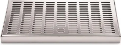 Zdjęcie produktu dla Tacka ociekowa, Ociekacz nablatowy - Stal nierdzewna, 300 x 180 x 20 mm