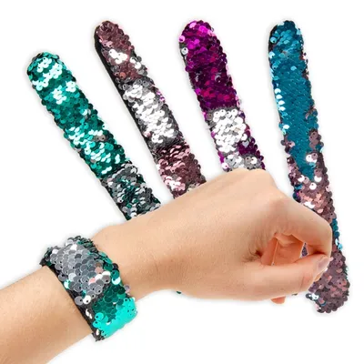 Produktbild von Duckiez Slap-Armband mit Pailletten