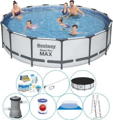 Zdjęcie produktu dla Basen Plus Akcesoria - Bestway Steel Pro MAX 427x107 cm Okrągły