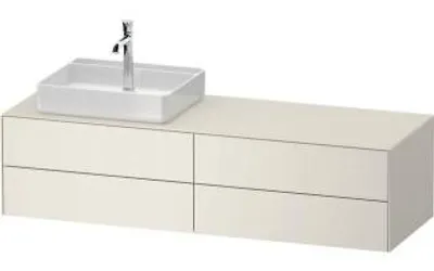 Produktbild von DURAVIT WT4867L39390010 Konsolen-WTU wh White Tulip 550x1300x