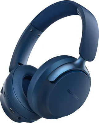 Zdjęcie produktu dla Nauszne słuchawki Bluetooth, 6 trybów muzycznych EQ, 50-godzinny czas pracy, bezprzewodowe słuchawki z mikrofonem i głębokim basem, lekkie, składane słuchawki stereo hi-fi