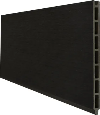 Produktbild von GroJaSolid Stecksystem Grande Einzelprofil - Premium Farbe: Schwarz co-extrudiert 180 x 24 x 1,9 cm
