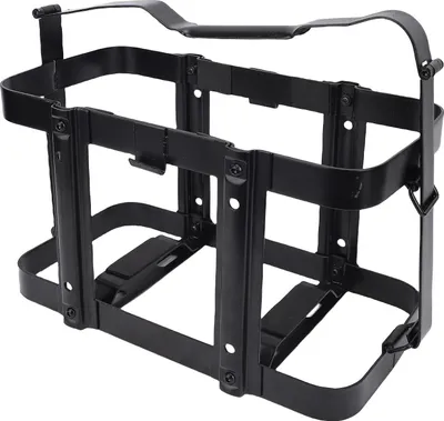 Image de Support amovible pour bidon de gaz Jerry en acier au carbone, fixation verrouillable pour 5 gallons, 20 litres, 2,5 10