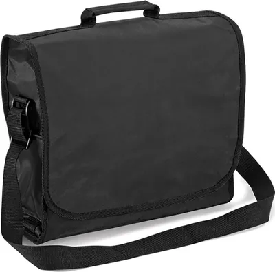Image de Quadra QD90 | Record Bag / Sac à bandoulière - Couleur : Noir - Taille : 32 x 36 x 12 cm
